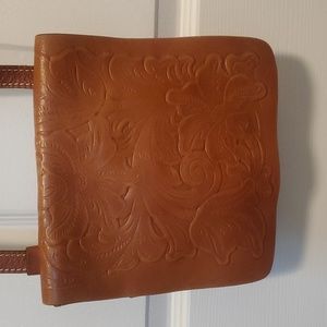 Real Italian Leather crossbody purse